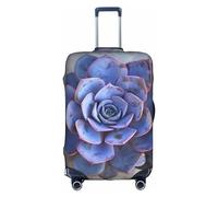 Hgvcse Housse de bagage pour plantes succulentes - Protection de valise - 45,7 à 81,3 cm - Accessoire de bagage - Blanc / jardin opulent - Large, blanc/jardin opulent, L