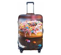 Hgvcse Housse de protection de bagage de voyage en forme de donut de 45,7 à 81,3 cm, accessoire de vacances, blanc, taille XL, BLANC, X-Large