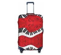 Hgvcse Housse de protection pour valise de piano de 45,7 à 81,3 cm - Accessoire de vacances essentiel, blanc, X-Large