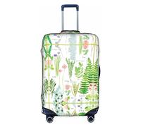 Hgvcse Housse de protection pour valise de voyage de 45,7 à 81,3 cm, accessoire de vacances, blanc, taille S, BLANC, Small