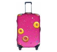 Hgvcse Housse de protection pour valise de voyage en forme de donut 45,7 à 81,3 cm, blanc, Large
