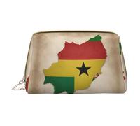 Hgvcse Makeupsao Sac à main en cuir PVC avec motif drapeau de Tomé et Principe Map04, pochette à fermeture éclair, organiseur de voyage, sac à main, blanc, taille unique, BLANC, One Size
