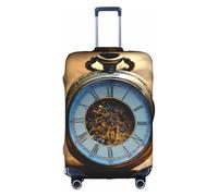 Hgvcse Travel Gears Clock Bronze Century Housse de bagage 45,7 à 81,3 cm Accessoires de bagage Blanc Taille XL Blanc XL, Blanc., xl