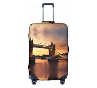 Hgvcse Travel I Love London Housse de protection pour valise 45,7 à 81,3 cm Accessoire de vacances essentiel, blanc, taille S, BLANC, Small