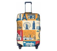 Hgvcse Travel I Love London Protection de bagage 45,7 à 81,3 cm Accessoires de bagage Blanc Taille L Blanc Large, Blanc., L