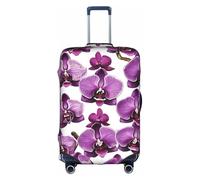 Hgvcse Travel Purple Orchid Pattern01 Housse de Bagage Protection de Bagage 45,7 à 81,3 cm Accessoires Bagages Accessoires Blanc Taille L Blanc Large, Blanc., L