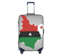 Hgvcse Travel Sao Map01 Protection de bagage Motif drapeau Tome et Principe Blanc Taille S 45,7 à 81,3 cm, Blanc., s