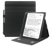 HGWALP Étui Universel pour 10.2 Pouces eReaders,Coque avec Ceinture à Main et Porte - Stylo Compatible avec 10.2" Scribe 2024&2022/ Note air 2 Plus/Note air/Kobo elipsa eReader 2021 10.3"-BK