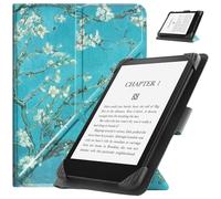 HGWALP Étui Universel pour 6.8" 7" eReaders,Folio Stand Coque Housse pour 6.8 Pouces 7 Pouces Kindle Paperwhite/Kobo/Voyaga/Lenovo/Sony eReader-Apricot Flower