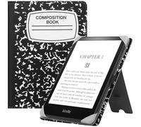 HGWALP Etui universel pour Tout le 6" Paperwhite eReaders, Folio Stand Coque housse avec dragonne compatible avec Kindle 2022/Kindle Paperwhite/Kobo/Tolino/Pocketbook 6 pouces eReader-Composition Book