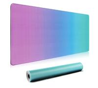 HGWALP Grand Tapis de Souris de Jeu Gradient, Tapis de Souris de Jeu XXL Étendu pour Ordinateur, Long Tapis de Clavier avec Bords Cousus, Grand Tapis de Clavier pour Bureau à Domicile, Jeux, Travail
