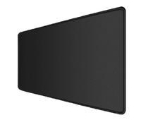 HGWALP Grand tapis de souris de jeu, tapis de souris allongé avec bords cousus, (31,5 x 11,8 pouces, 80 x 30 cm), base en caoutchouc naturel antidérapant durable, tapis de clavier lavable, Noir