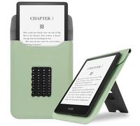 HGWALP Housse de Protection pour 6.8" 7" Kindle Paperwhite(11th/12th Génération,2024/2021 Release), étui de Protection avec Ventouse en Silicone et Support Multi - Angle pour 7" Kindle Colorsoft-GN