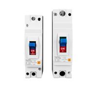 HGWBHBKAK Disjoncteur solaire monophasé à boîtier moulé, 500 V CC, protection contre les surcharges, courbe B, for batterie photovoltaïque leisurely(125A)