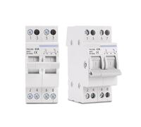 HGWBHBKAK Interrupteur de transfert manuel à double alimentation disjoncteur verrouillage, commutateur commutation modulaire 230 V/400 V leisurely(40A)