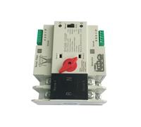 HGWBHBKAK Mini commutateur de transfert automatique ATS 2p 125A, double alimentation, monophasé, rail DIN, sélecteur électrique 230 V 110 V leisurely(63A 110V PV type)