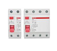 HGWBHBKAK Onduleur de pile de charge à courant résiduel 300 mA Type A RCD AC230 V 400 V Protection de circuit CC pulsé Fonctionnement à courant résiduel leisurely(4P 300mA,32A)
