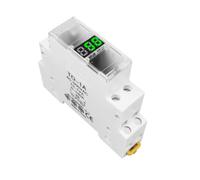HGWBHBKAK Voltmètre AC 18 mm sur rail DIN, ampèremètre, indicateur modulaire monophasé triphasé, affichage numérique LED, détecteur leisurely(TO-1A)