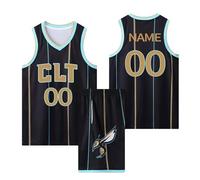 HGWOPGASD Maillots de Basket personnalisés, Gilet et Short, 2 Ensembles Kit de Basket Maillot de Basket personnalisé avec nom et numéro d'équipe pour Hommes, Femmes et Enfants A02