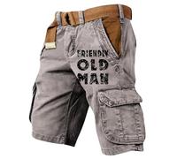 HGWOPGASD Short Travail Jeans Shorts Homme Bermuda Pantacourt Cargo Men's Multi-Pocket Tactical Shorts Pantacourt Homme Shorts Hommes Cargo Bermuda Homme Jean Short VTT Homme Rembourré Gel Bermuda