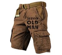 HGWOPGASD Short VTT Homme Short Long Homme Vêtements De Travail Homme Pantacourt Cargo Homme Bermuda Homme Jean Short Homme Short Cargo pour Hommes Short Cargo Homme Short Trail Homme Short Grande