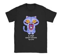 HGWOPGASD T-Shirt Merch Kpop Demon Hunters Movie pour Hommes et Femmes, t-Shirt Graphique décontracté à Manches Courtes A25 XS