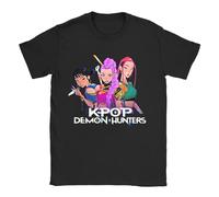 HGWOPGASD T-Shirt Merch Kpop Demon Hunters Movie pour Hommes et Femmes, t-Shirt Graphique décontracté à Manches Courtes A17 XS