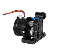 HGX LITE Extrudeuse Moteur pas à pas rond haute vitesse 36 mm compatible avec les imprimantes 3D Ender-3 VORO Filaments 1,75 mm PLA ABS PETG TPU (Noire)