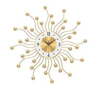 HGXMYUO Horloge Murale créative en Fer, Pendentif Silencieux, Montre à Quartz, Salon, Chambre à Coucher, arrière-Plan de Cuisine, décoration de la Maison