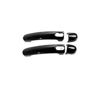 HGYFS5 Film protecteur poignée Bande Chromée Double Intelligent Sans Trou pour Seat Arosa 6H 1997-2004 Protège-Cuve de Porte Extérieure Anti-Rayures(2 doors bright black)