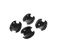 HGYFS5 Film protecteur poignée Bande Chromée Double Intelligent Sans Trou pour Seat Arosa 6H 1997-2004 Protège-Cuve de Porte Extérieure Anti-Rayures(Small door bowl bright black)