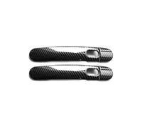 HGYFS5 Film protecteur poignée Bande Chromée Double Intelligent Sans Trou pour Seat Arosa 6H 1997-2004 Protège-Cuve de Porte Extérieure Anti-Rayures(2 doors carbon fiber pattern)