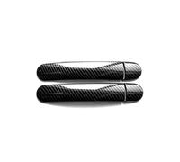 HGYFS5 Film protecteur poignée Bande Chromée Sans Trou Anti-Rayures pour Seat Arosa 6H 1997-2004 Protège-Cuve de Porte Extérieure Décorative(2 doors carbon fiber pattern)