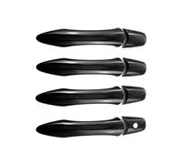 HGYFS5 Film protecteur poignée Compatible Armada 2017-2021 Cache-Poignée à Trou Unique Protection Antirayure pour Encoche de Porte et Garniture de Poignée Modifiée(Bright black)