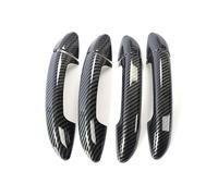 HGYFS5 Film protecteur poignée Compatible Magotan 2007-2016 - Garniture De Poignée De Porte Sans Perçage Anti-rayures Avec Décor De Cuvette(Carbon fiber)