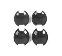 HGYFS5 Film protecteur poignée Film Protecteur Pour Poignée Extérieure Compatible Quest 2004-2010 Double Intelligent À Trou Unique Anti-Rayures(Small door bowl carbon fiber)