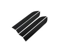 HGYFS5 Film protecteur poignée Poignée De Porte Style Fibre De Carbone Compatible Model X Bandes Décoratives Anti-Rayures Pour Cuve De Porte(4 doors)