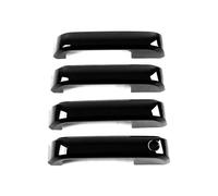 HGYFS5 Film protecteur poignée Pour Ford F150 2015-2020 Poignée Extérieure 1 Trou Protection Anti-Rayures Cadre Décoratif Avec Kit Montage Accessoires Auto(Bright black)