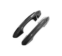 HGYFS5 Film protecteur poignée Pour Ford Mondeo 5 2013-2019 Protège-Poignée Sans Trou Accessoires De Protection Anti-Rayures Pour Encadrement De Porte Extérieur(2 doors carbon fiber pattern)