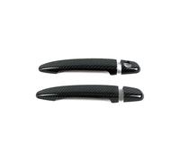HGYFS5 Film protecteur poignée Pour Legacy BM BR B14 2010-2015 Cache Poignée Extérieure Monotrou ABS Antidérapant Protection De Portière Accessoires(2 doors carbon fiber pattern)