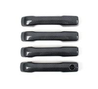 HGYFS5 Film protecteur poignée Pour Toyota 4Runner 2024 Protège-Poignée de Porte Anti-Rayures Couverture Intégrale Accessoire Décoratif Extérieur(Motif en fibre de carbone)