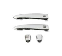 HGYFS5 Film protecteur poignée Pour Toyota Allion T260 2008-2020 Couvre-Poignée Double Intelligente À Trou Unique Accessoire Protection Portière Auto(2 doors electroplated)