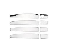 HGYFS5 Film protecteur poignée Protecteur Anti-Rayures pour Poignée de Porte Astra J 2010-2015 à Trou Unique Kit de Personnalisation de Cuve Extérieure(Silver titanium)