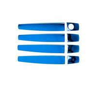 HGYFS5 Film protecteur poignée Protecteur Anti-Rayures pour Poignée de Porte Astra J 2010-2015 à Trou Unique Kit de Personnalisation de Cuve Extérieure(Blue titanium)
