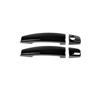 HGYFS5 Film protecteur poignée Protecteur Anti-Rayures pour Poignée de Porte Astra J 2010-2015 à Trou Unique Kit de Personnalisation de Cuve Extérieure(2 doors bright black)
