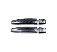 HGYFS5 Film protecteur poignée Protecteur Double Trou Anti-Rayures pour Astra J 2010-2015 Kit de Cuve de Porte Extérieure Modifiée(2 doors carbon fiber pattern)