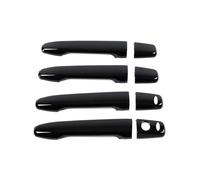 HGYFS5 Film protecteur poignée Protège-Poignée Double Intelligent Anti-Rayures pour Peugeot 4008 2013-2015 Kit de Cuve de Porte Extérieure avec Cadre Décoratif(Bright black)
