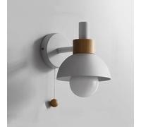 HGYFS5 Nordic Light Luxe Applique Murale en métal Sconce Chic Bois décoratif Applique Murale Vintage Industrial Glitter Metal Lampe Murale pour tête de lit Chambre Chevet Porche