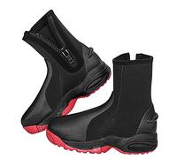 HGYJ Bottillon de Plongée avec en 5 mm - Néoprène, Utilisé pour la plongée/Plage/Snorkeling/Surf/pêche/Sauvetage Aquatique, Protège Les Pieds et Augmente Le Confort.,Black,6