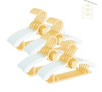 HGYZE Lot de 20 cintres de Placard de Chambre de bébé, Ultra Fins, antidérapants et Extensibles, cintres réglables pour vêtements de Nouveau-né, Cadeau pour Filles, garçons, Tout-Petits, Enfants